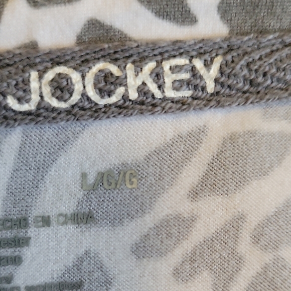 Jockey Womens Zebra Patterned Pajama Mini Dress Loungewear Size L - Picture 3 of 5